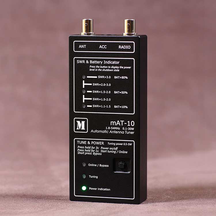 mAT-10 QRP स्वचालित एंटीना ट्यूनर